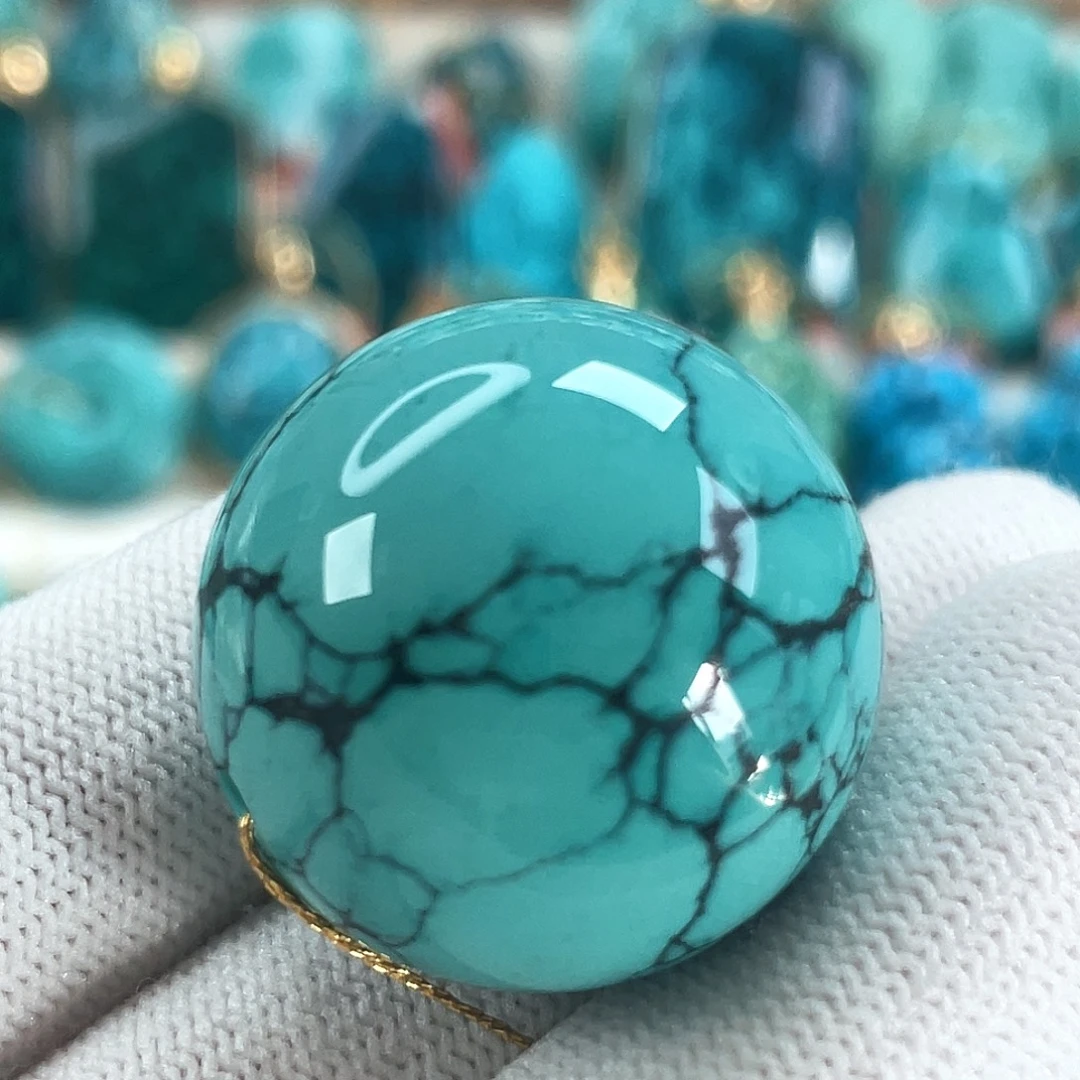 绿松石未镶嵌车挂