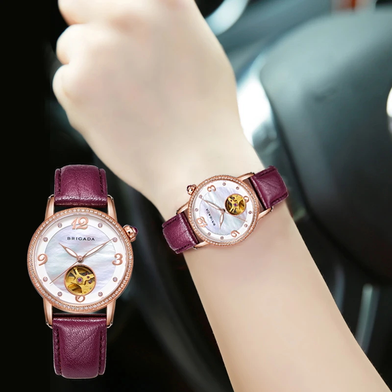 女士手表女进口全自动机械表2025新款时尚女款高端轻奢女表高颜值