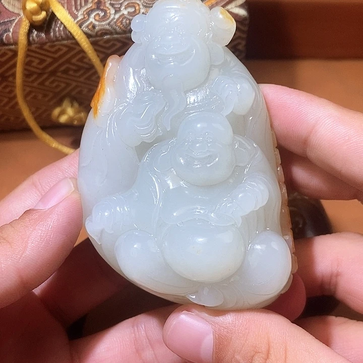 和田玉未镶嵌颈饰HX