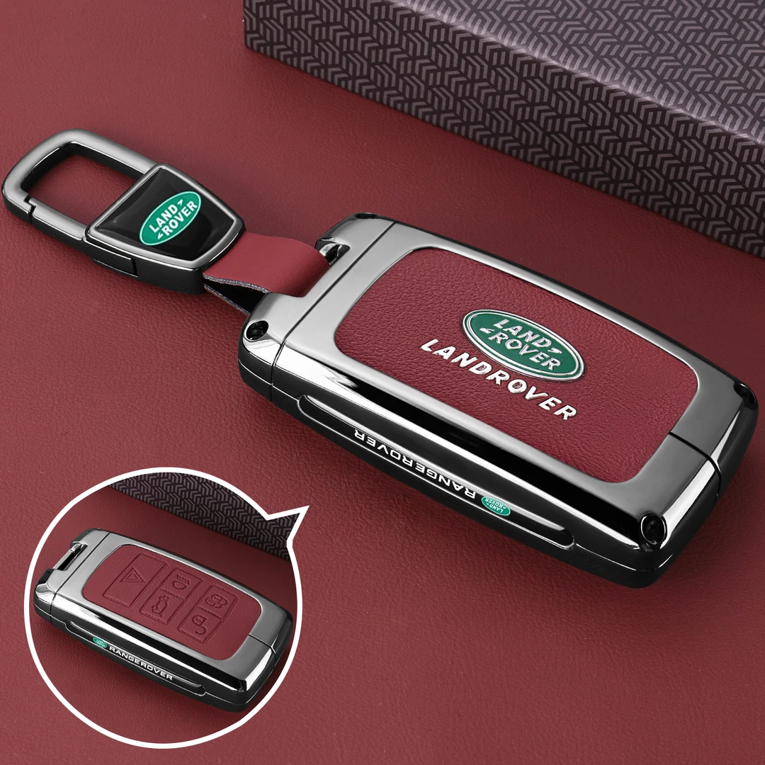 25款路虎新揽胜钥匙套极光l发现5运动版卫士神行揽运星脉车壳扣
