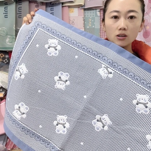 棉特价蓝色小熊纯棉