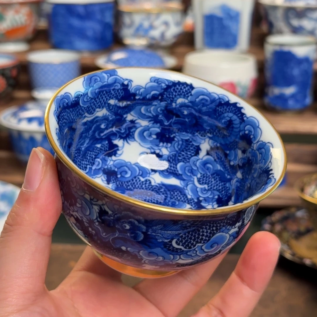 高***号纯手工手绘陶瓷茶具