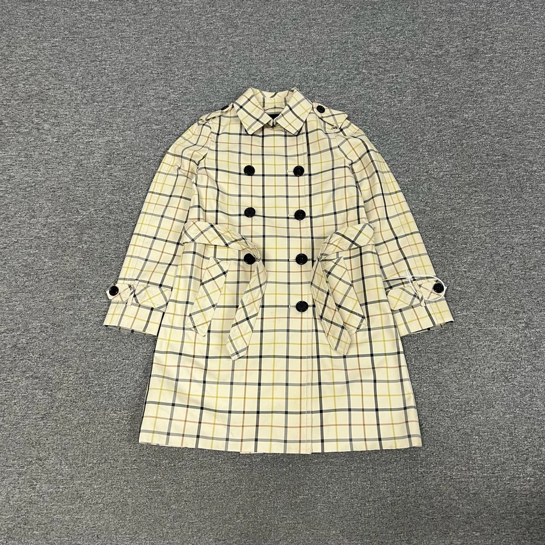 99新 COACH/蔻驰 coach 格子风衣xs码