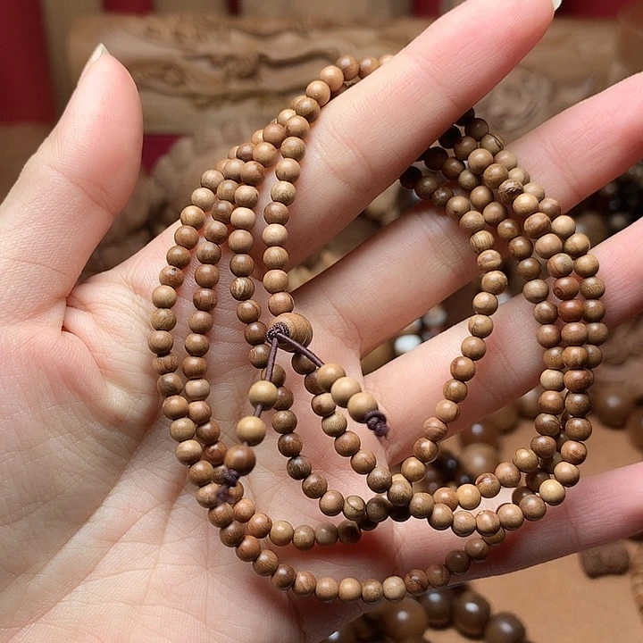 檀香木手串/手链老山檀香0.4瑕疵