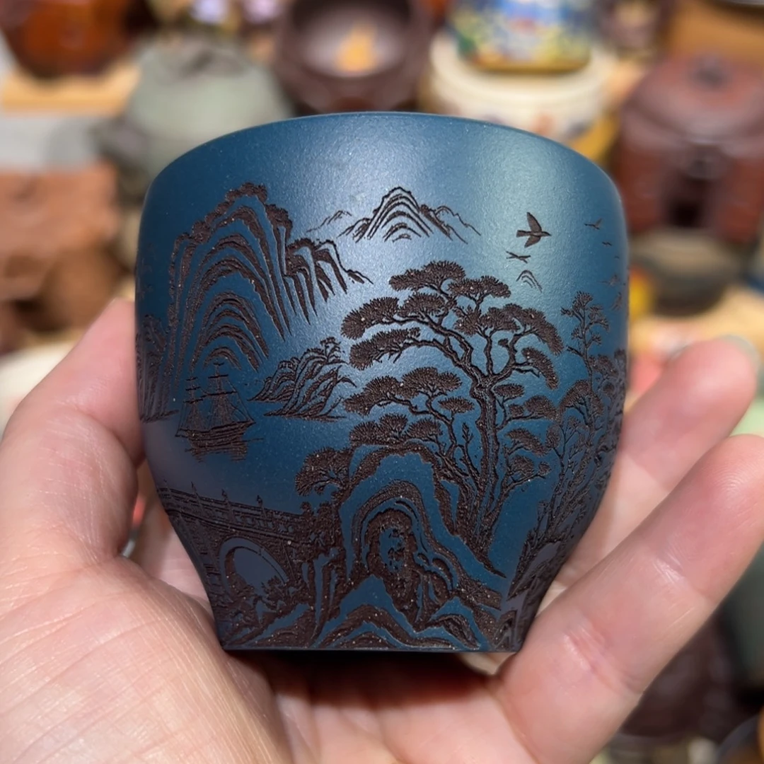 茶杯紫砂宜兴紫砂主人杯