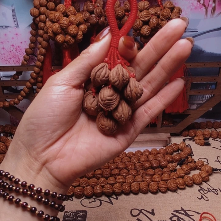 桃核吊坠龙纹桃枭