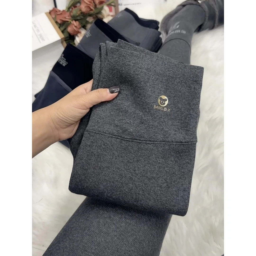 万达撤柜秋冬竖条芭比裤加绒加厚外穿打底裤显瘦350克/500克高腰