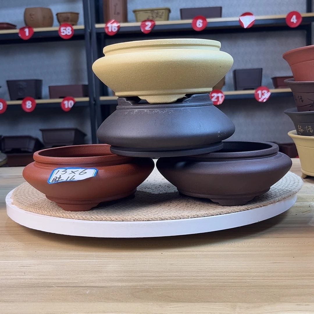 紫砂花盆紫砂花盆