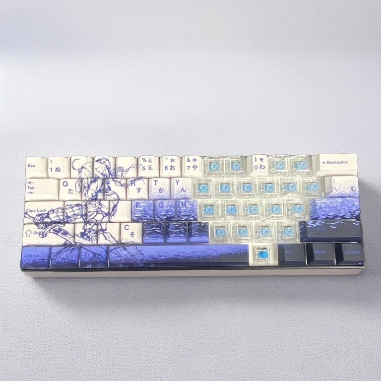 saber2.0键帽原厂高度二次元主题键帽PBT透明正刻适配60 65 68