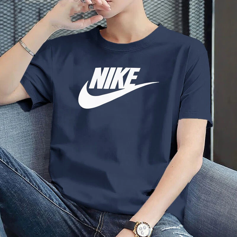 Nike耐克短袖t恤男女2025透气蓝色运动体恤欧若动感风AR5005-411