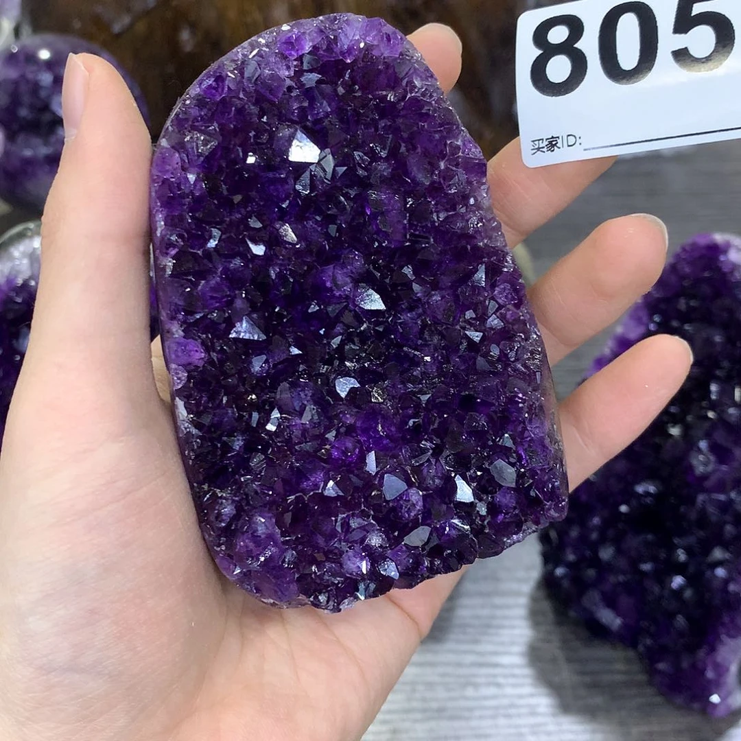 紫晶珠宝半成品未镶嵌805