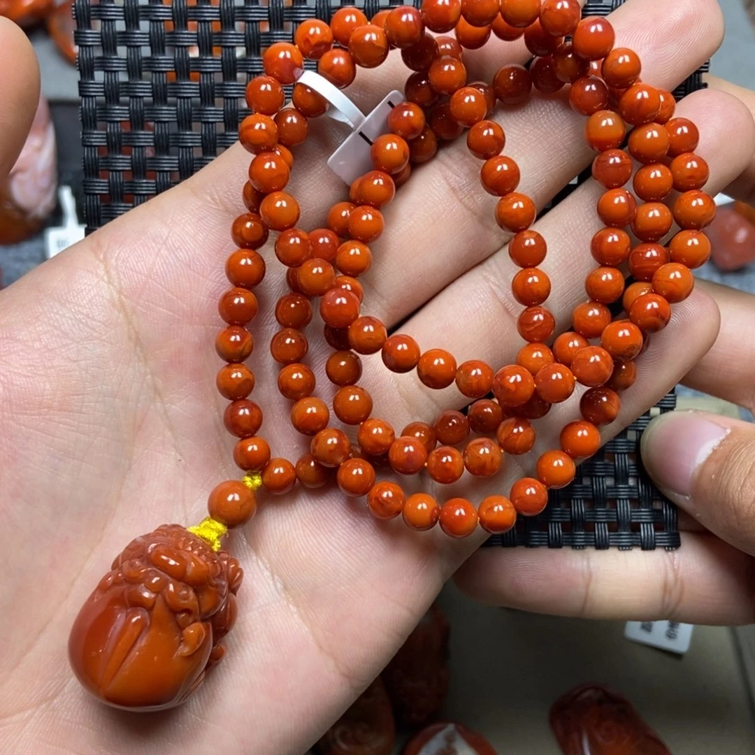 南红玛瑙吊坠(不含链)未镶嵌