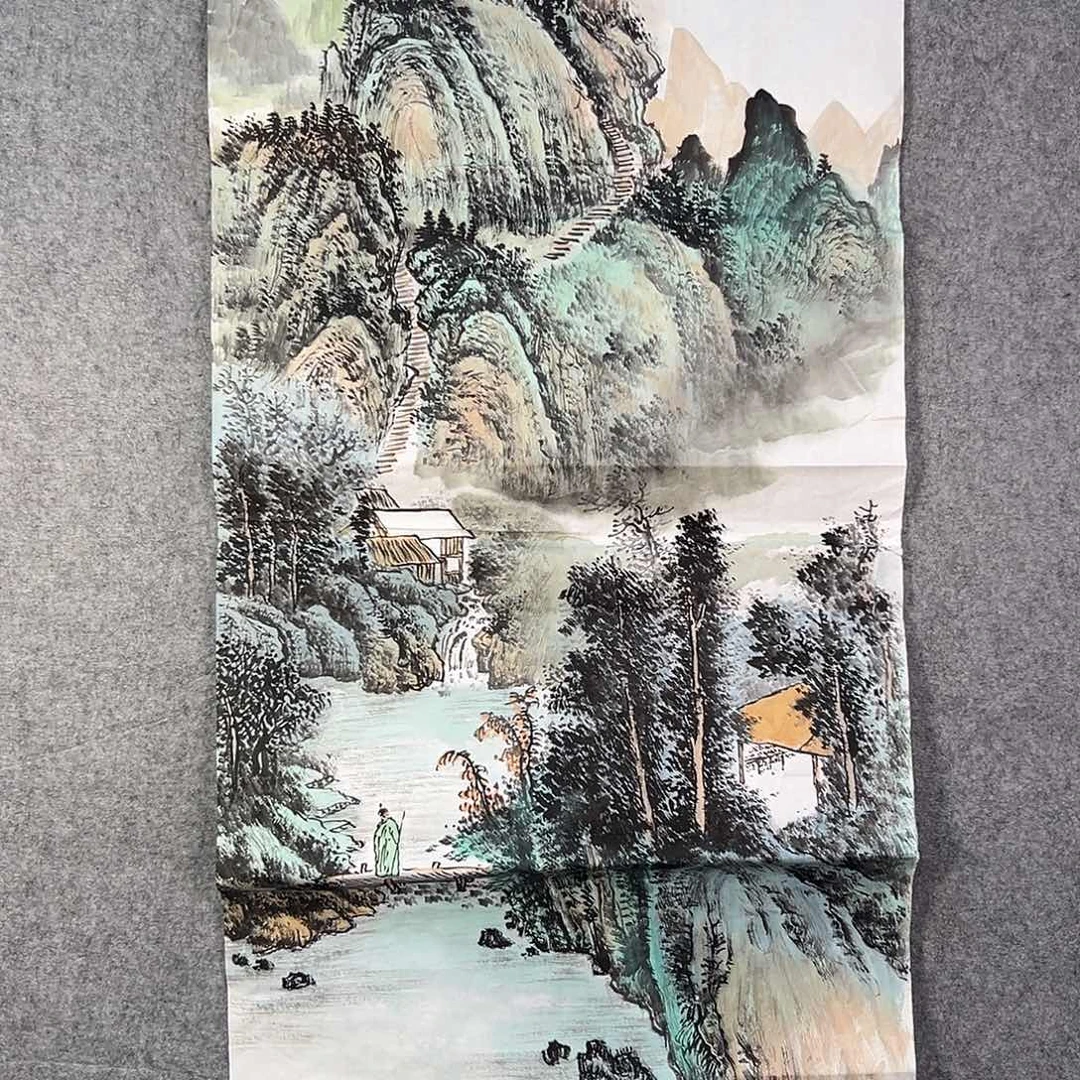 国画464 牡丹等植物生长于这里