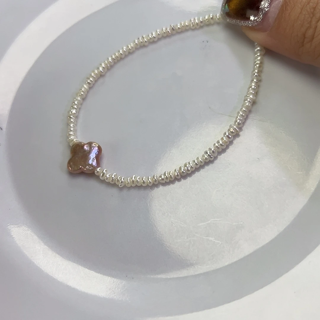 钛钢淡水珍珠手绳