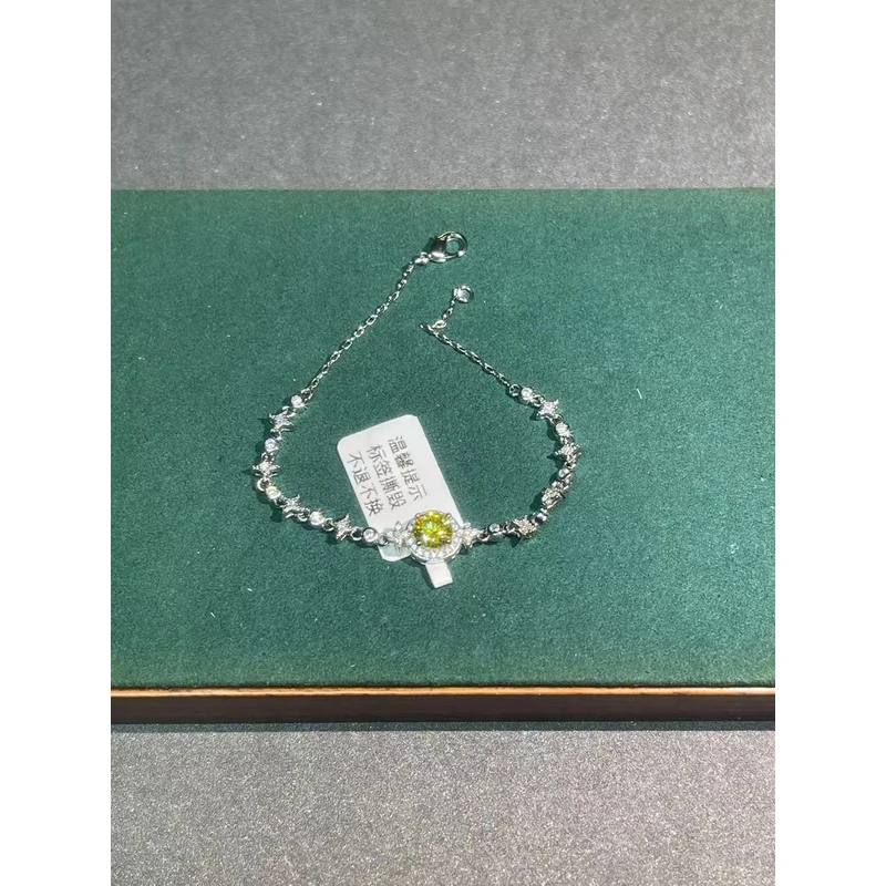 a5664白色满镶黄色手链多样发