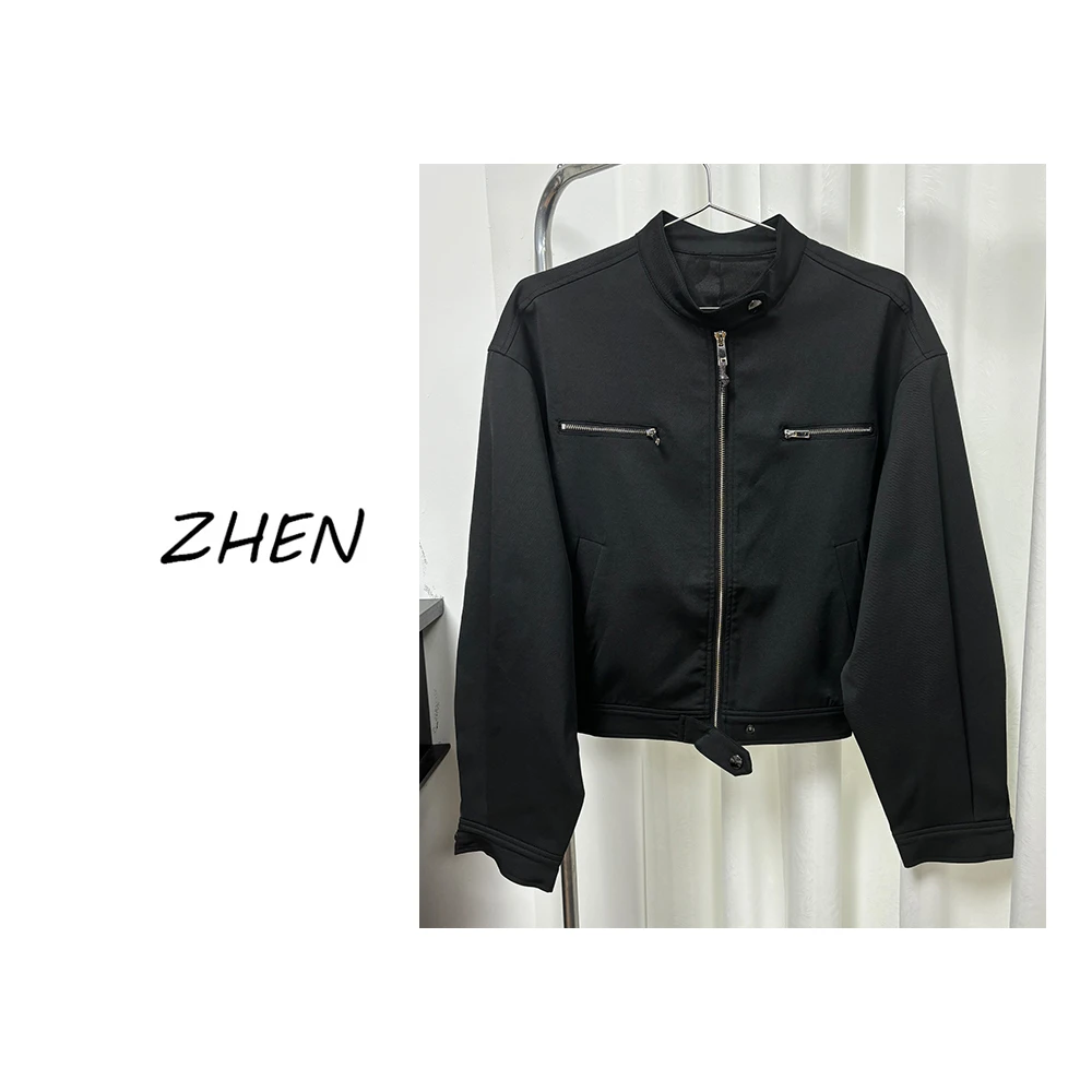 【ZHEN】K0979 2025新款气质 休闲外套职场风小众设计师款