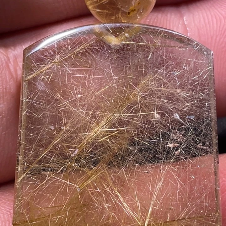 可***果未镶嵌颈饰发晶钛晶