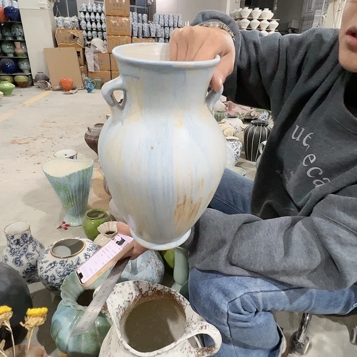 摆件陶景德镇陶瓷花瓶工厂