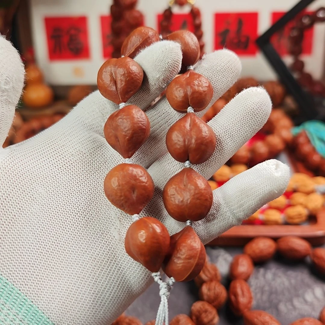 手串文玩核桃姬宝核桃手持楸子核桃手串屁桃