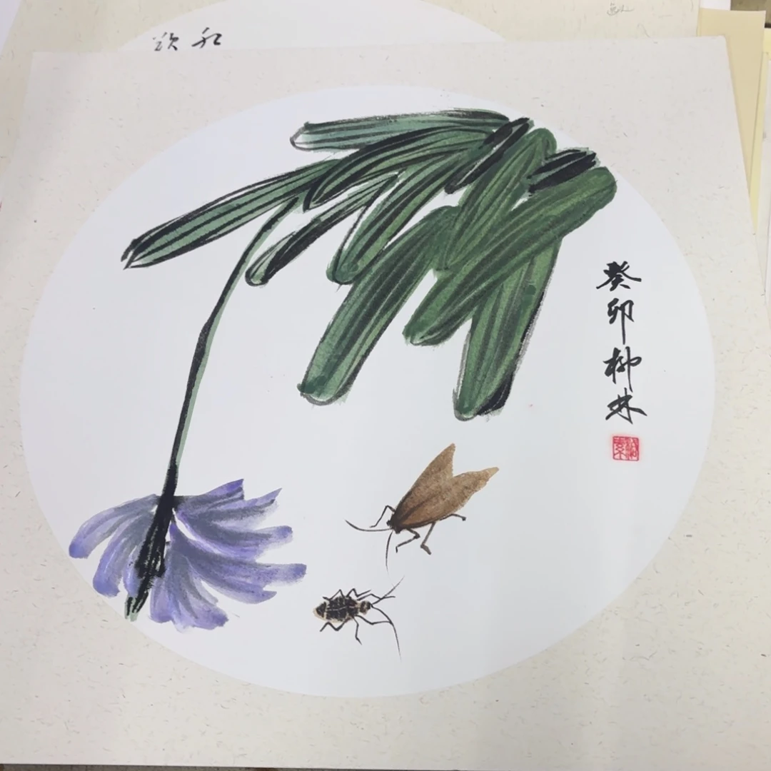 国画50-50卡纸作品童