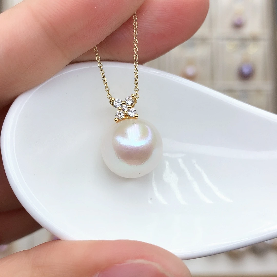 淡水珍珠颈饰合金