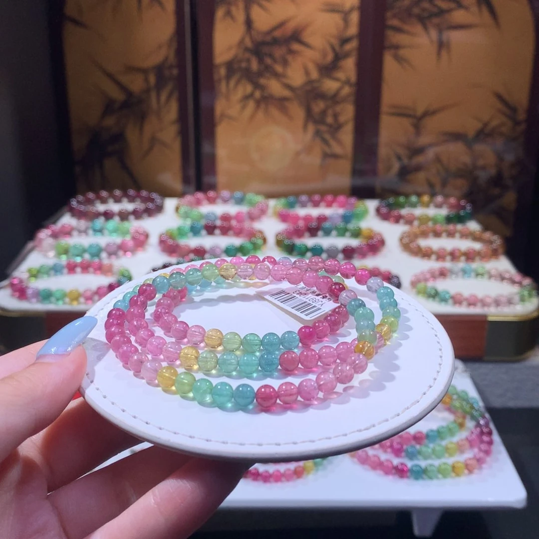 未镶嵌手链碧玺碧玺