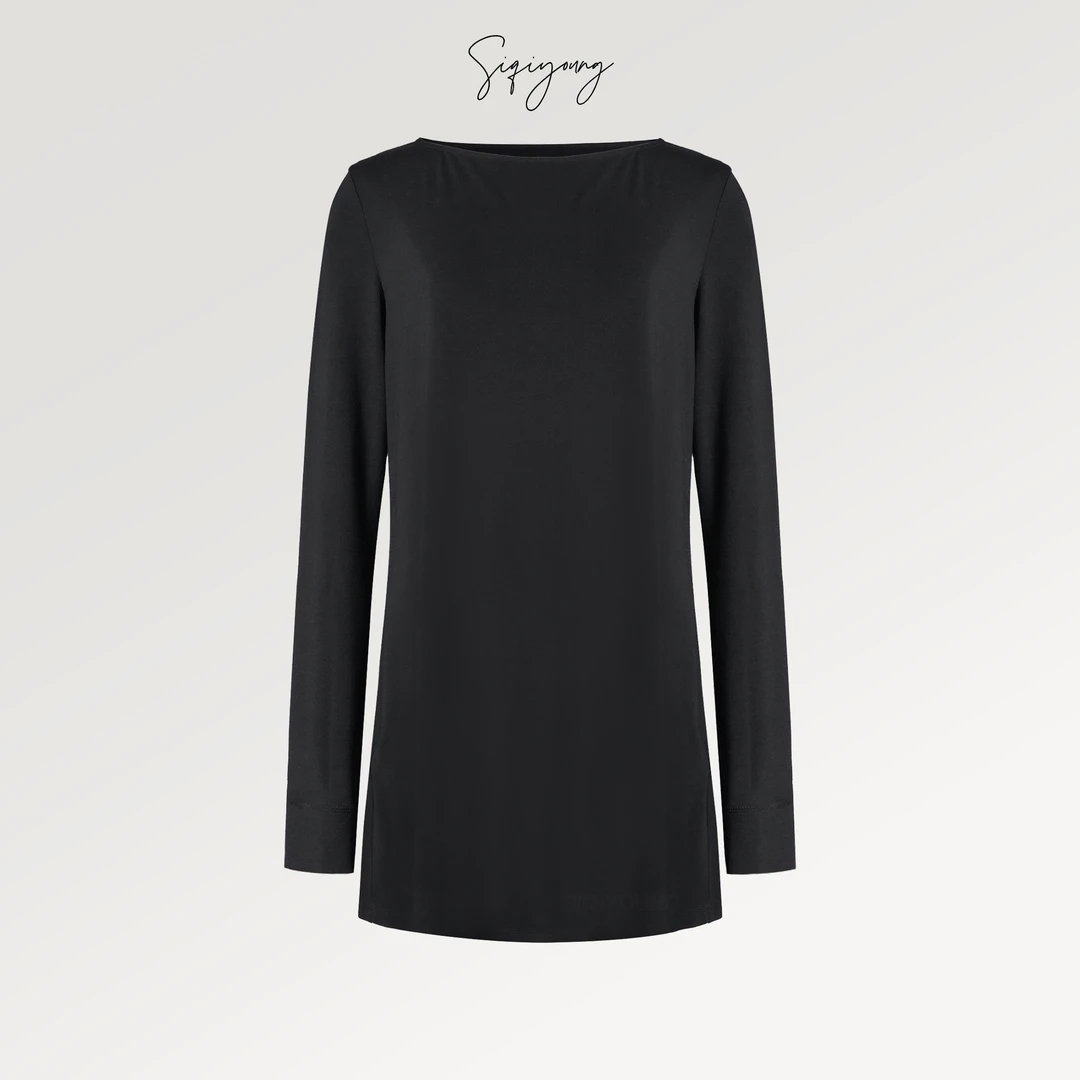 SIQIYOUNG 老粉必入-圆领弹力T恤