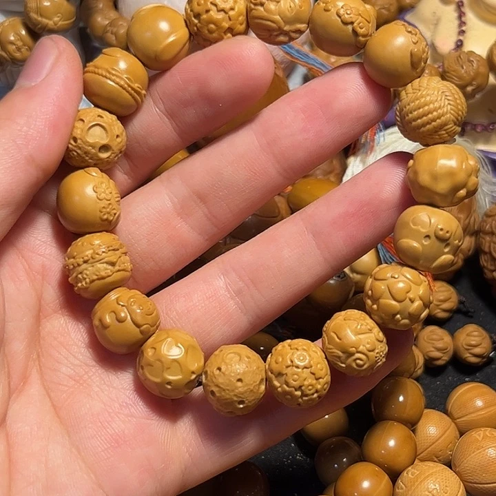 橄榄核手串/手链猴头卡通多宝