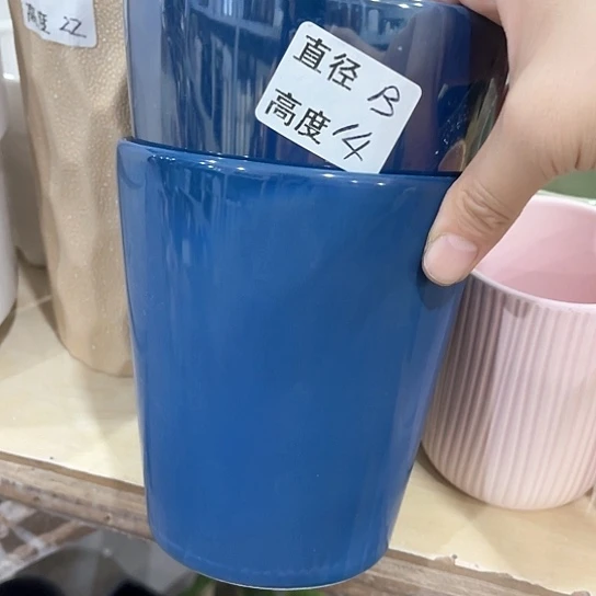 多肉绿植陶瓷花盆9:9包邮，有孔