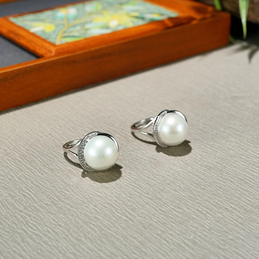 天然珍珠戒指 多样性发一 YC0940034