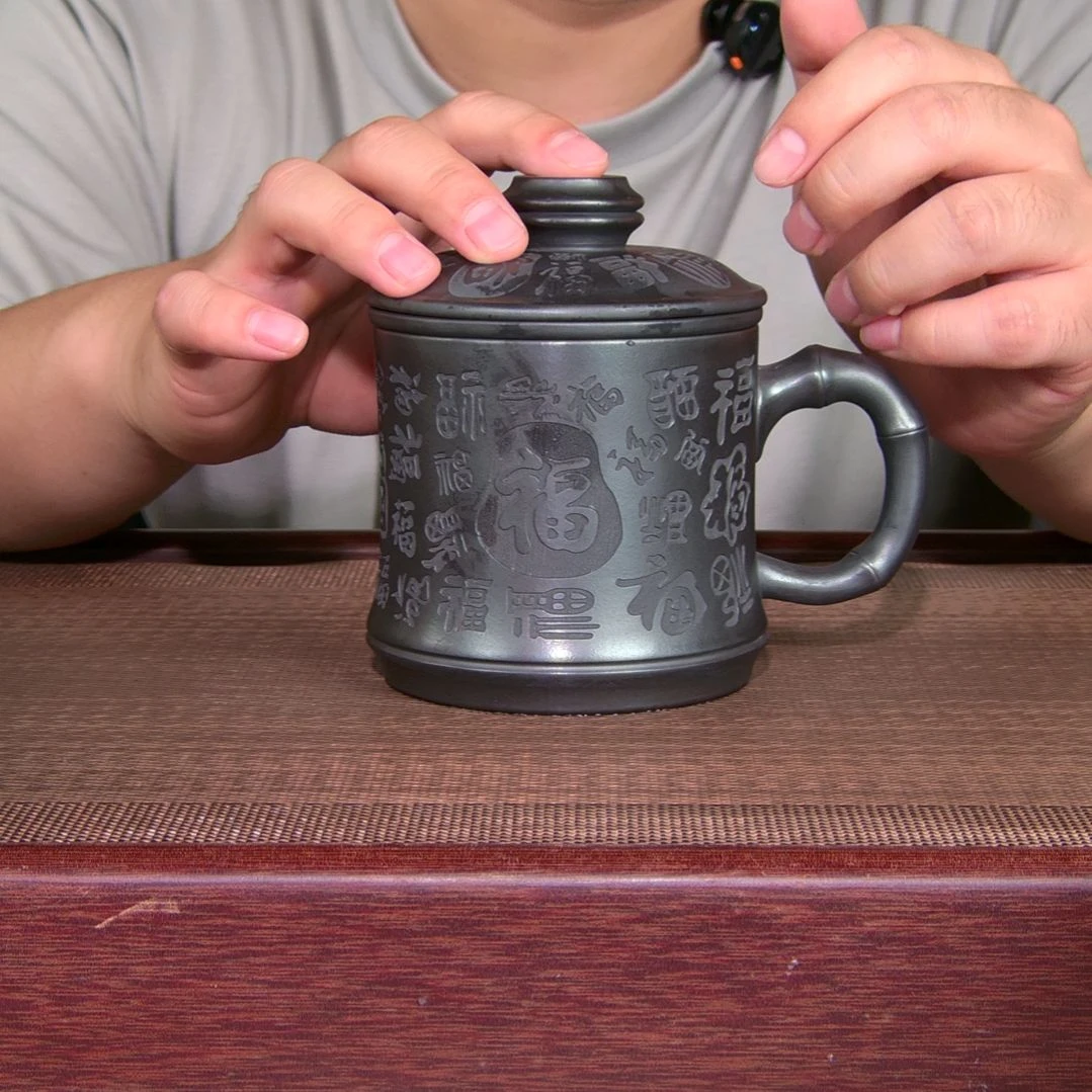 茶杯紫砂高货放漏