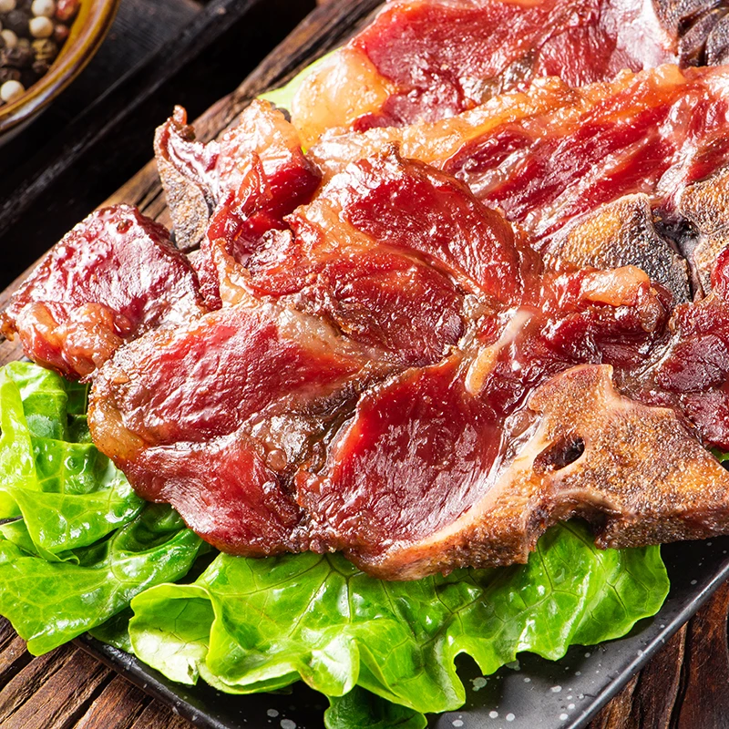 温州特产猪仔骨肉质新鲜蒸熟即食的鲜嫩腊味猪排骨酒店专供酱龙骨