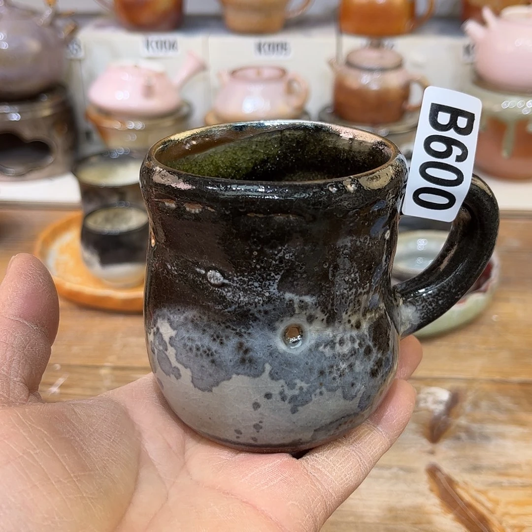 白泥茶杯陶瓷艺术品