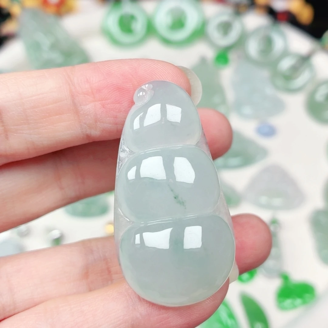 翡翠未镶嵌颈饰缅甸天然A货翡翠