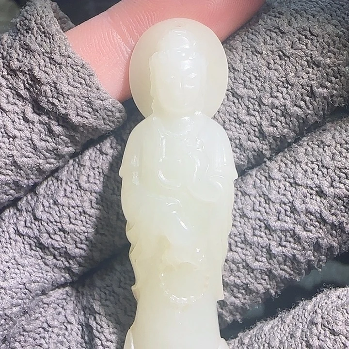 和田玉未镶嵌吊坠(不含链)