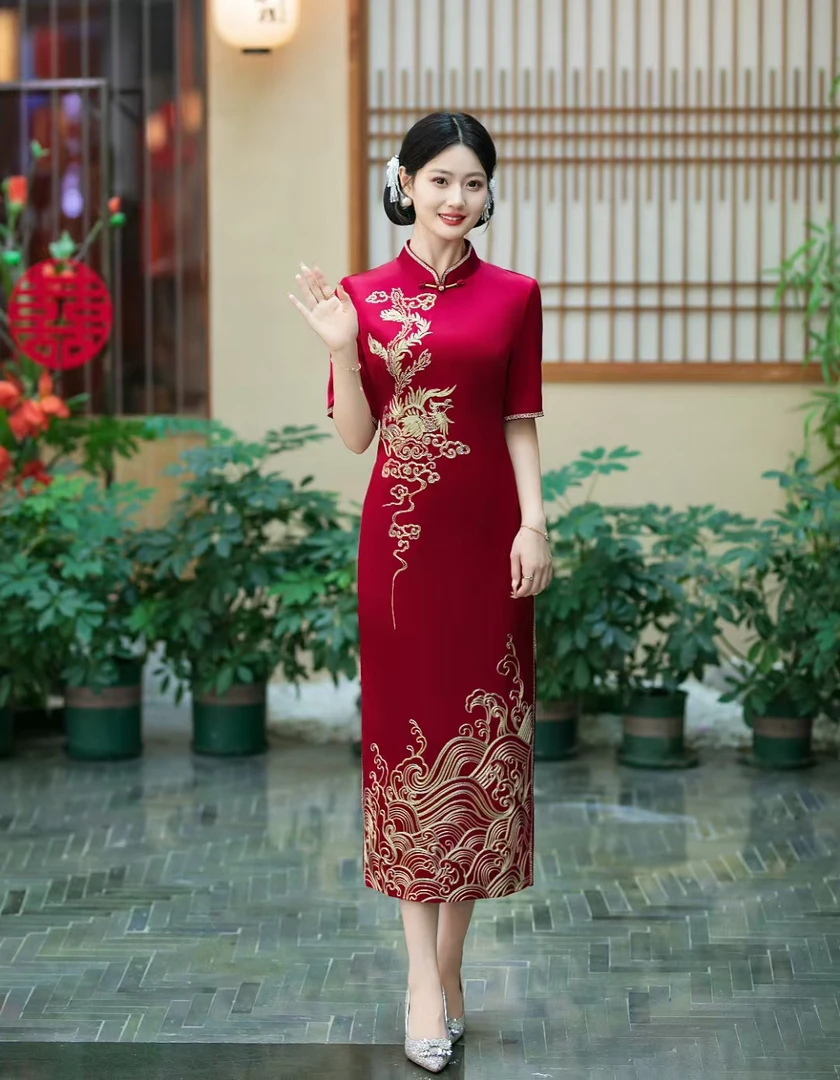 三木汐《凤禧》高奢婚宴旗袍