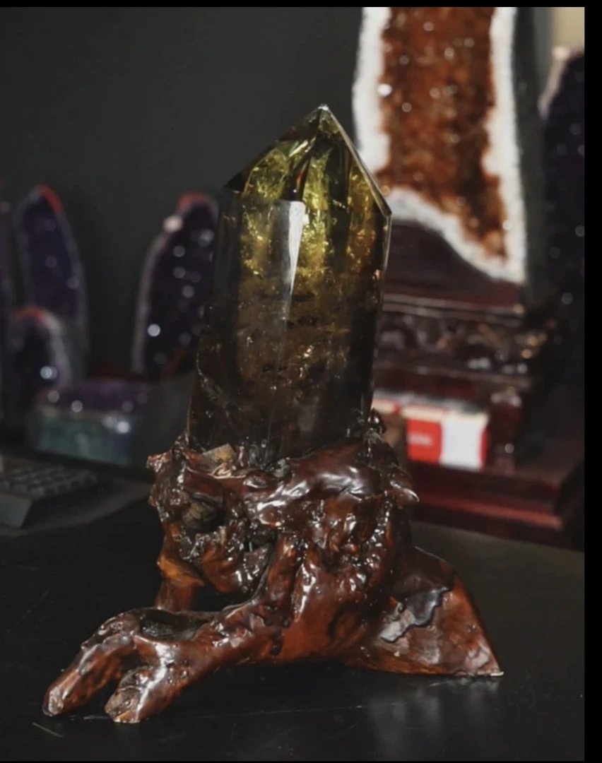 水晶一天然家居摆件35*28*22