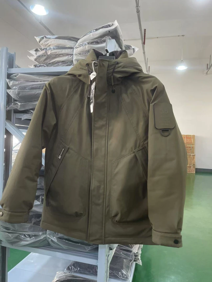 男士新款户外保暖石墨烯羽绒服