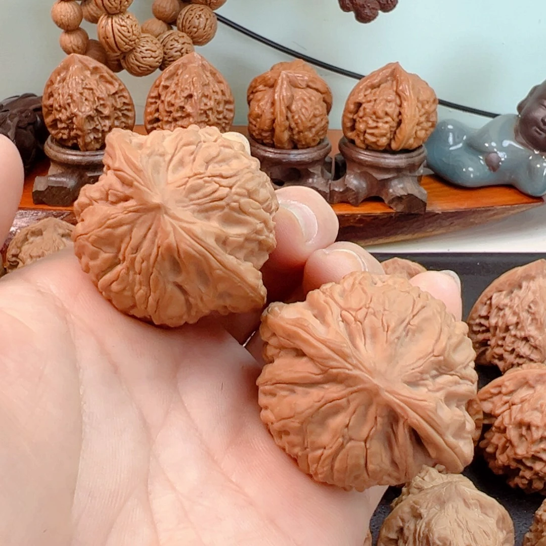 文玩核桃把件野麻37