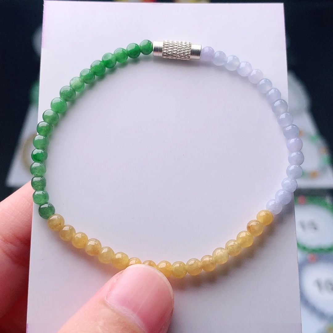 未镶嵌手串翡翠翡翠