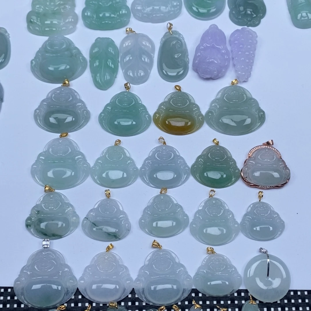 翡翠未镶嵌颈饰天然翡翠