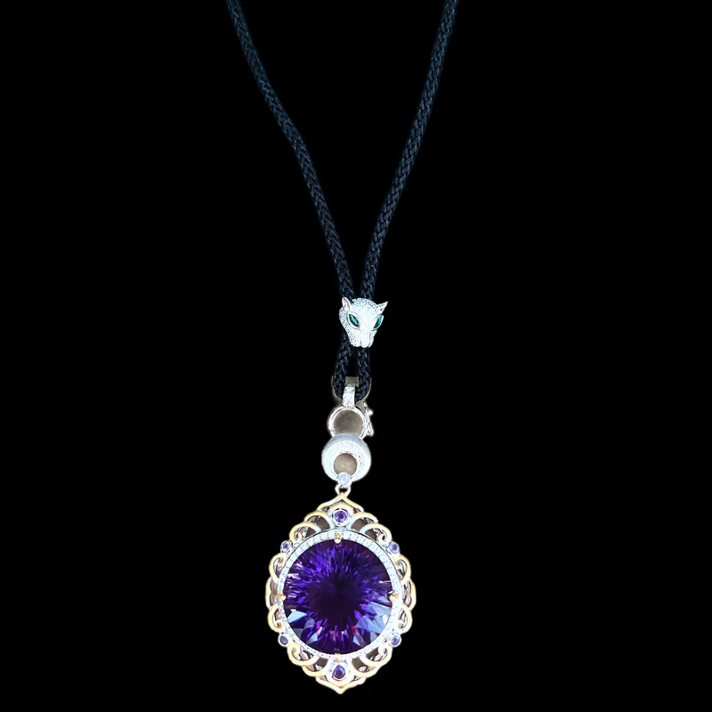 A1615 《万千严选》紫水晶吊坠