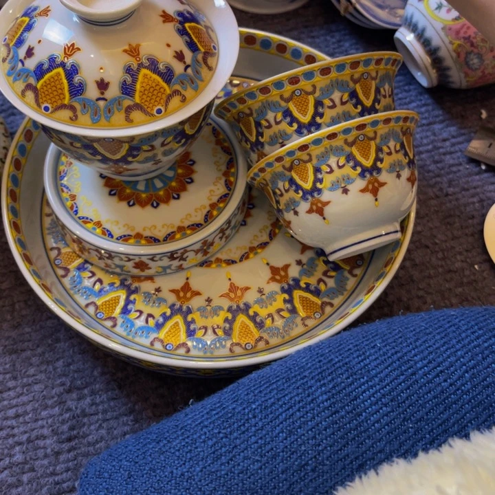 小***圆陶景德镇陶瓷陶瓷茶具