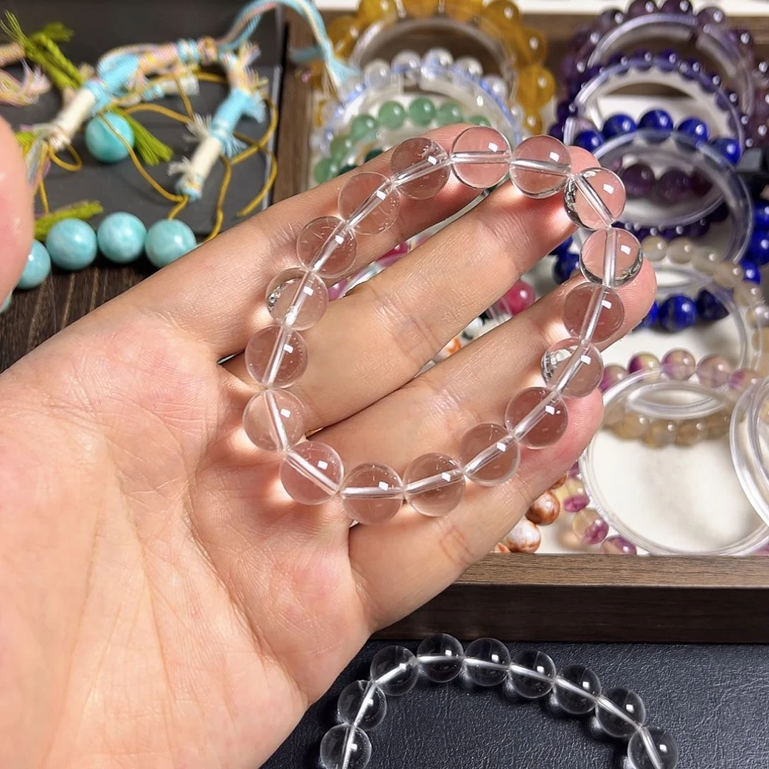 水晶手链未镶嵌白水晶