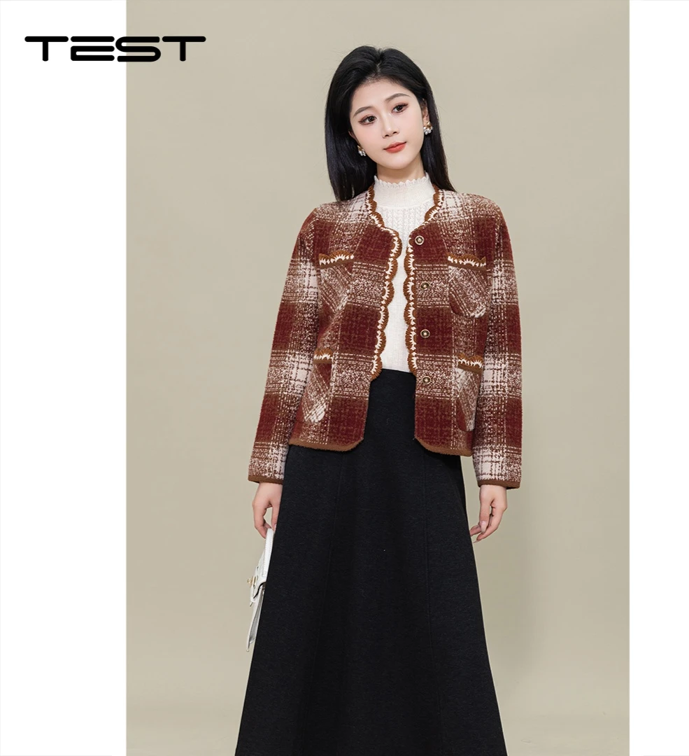 她之蝶25春新款绒外套2251008