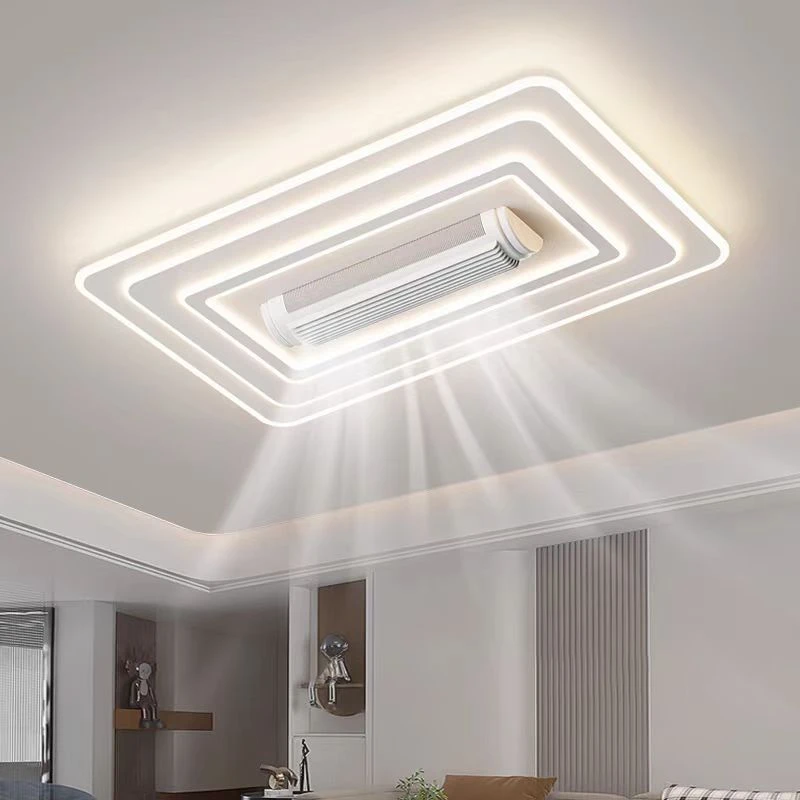 智能无叶风扇灯LED吸顶灯高效护眼适用客厅卧室省心式设计