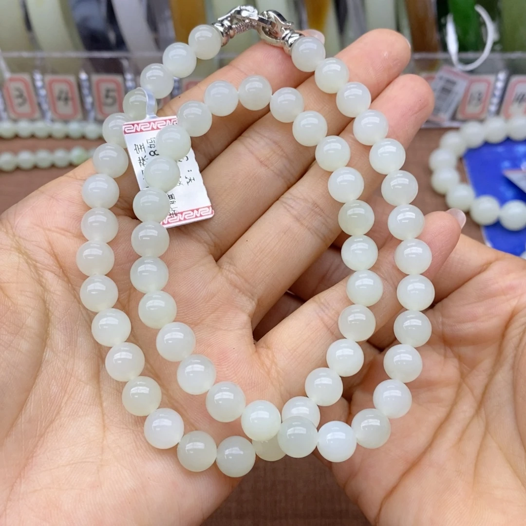 项链未镶嵌和田玉卡8
