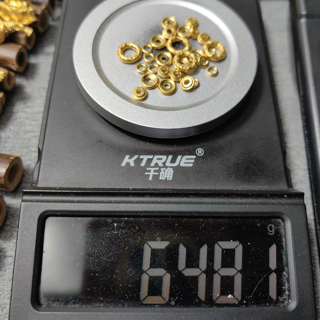 足金999万向轴黄金文玩配饰