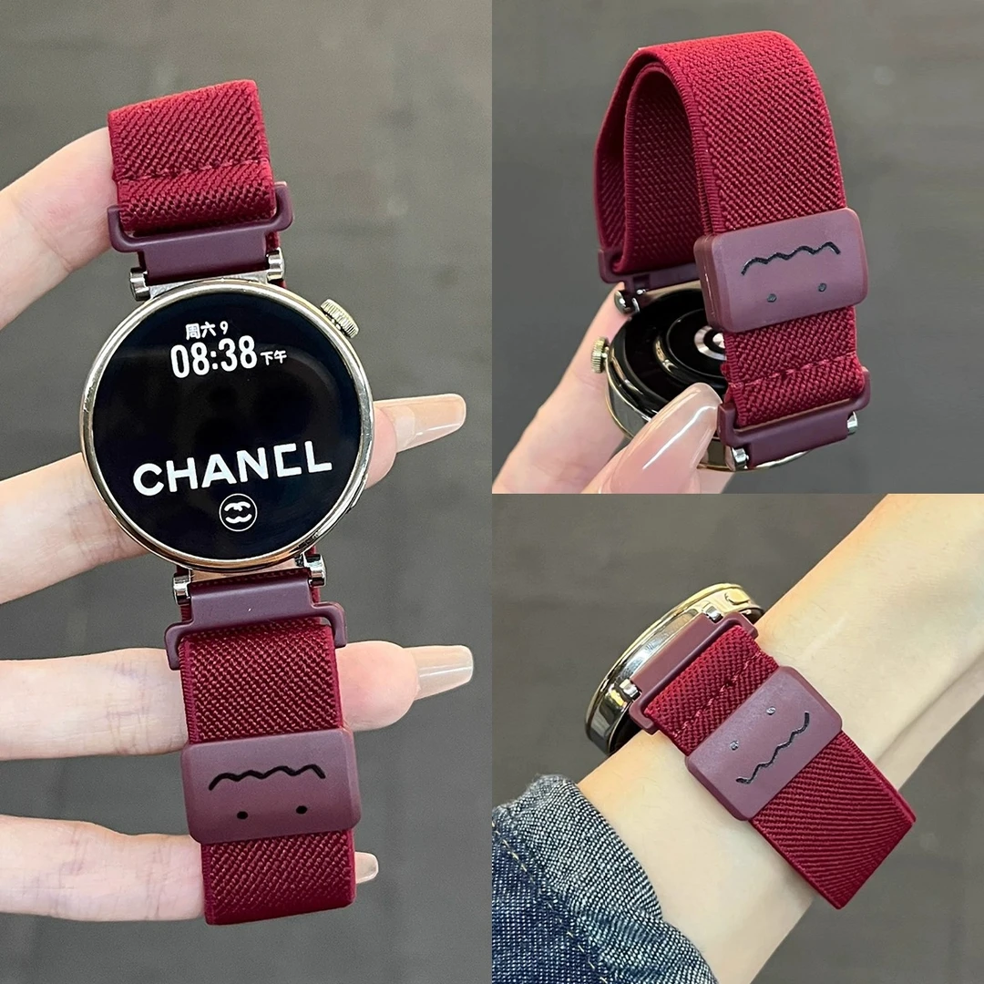 适用华为gt5新款手表带女士watch4磁吸尼龙5pro智能运动手表gt4/3