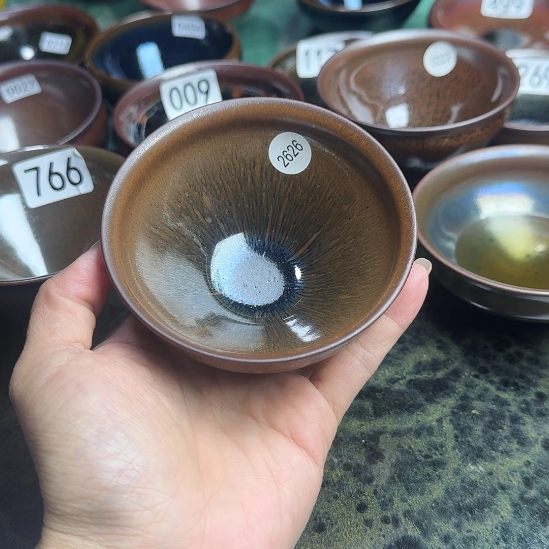 茶盏2626 柴烧手工主人杯